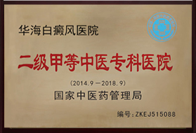 白癜風(fēng)二級(jí)甲等中醫(yī)?？漆t(yī)院