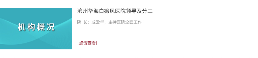 濱州華海白癜風(fēng)醫(yī)院領(lǐng)導(dǎo)及分工